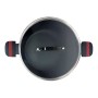 Casserole with lid San Ignacio denia experto Black Red Ø 20 cm