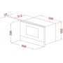 Micro-ondes avec Gril Teka NEOMS6220BISRSS Acier