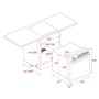 Multipurpose Oven Teka HBE615MESS 71 L 2615W A 70 L