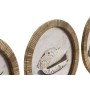 Painting Home ESPRIT Natural Mediterranean Snail 30 x 2 x 30 cm (9Units)