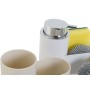 Soap Dispenser Home ESPRIT White Beige polystyrene ABS 17 x 7,5 x 15 cm (2 Units)
