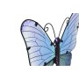 Wall Decoration Home ESPRIT Yellow Blue Green Lilac Butterfly Shabby Chic 30 x 1,5 x 30 cm (4 Units)