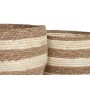 Decorative box Home ESPRIT Cream Natural Natural Fibre