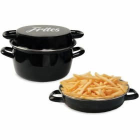 Friteuse Baumalu Noir Acier émaillé Friteuse Baumalu Noir Acier émaillé