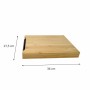 Cutting board JOCCA 1635 Brown Rectangular