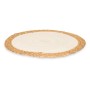 Dessous de plat Kinvara Blanc Marron Coton Algues marines 35 x 0,6 x 35 cm (24 Unités)