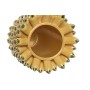 Vase Home ESPRIT Jaune Vert Céramique Tropical
