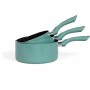 Set of Cookware Livoo Ø 18 cm Ø 20 cm Ø 16 cm Green Aluminium 3 Pieces