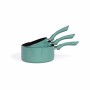 Set of Cookware Livoo Ø 18 cm Ø 20 cm Ø 16 cm Green Aluminium 3 Pieces