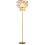 Floor Lamp Home ESPRIT Beige Golden 220 V 40 x 40 x 153 cm