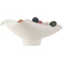 Centerpiece Home ESPRIT White Multicolour Pompoms Urban 47 X 38 X 20 CM
