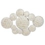 Decorative Figure Home ESPRIT White Golden Circles Stripped 102 X 7 X 74 CM