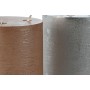 LED Candle DKD Home Decor Golden Silver 15 x 15 x 20 cm (AA) (2 Units)