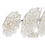 Decorative Figure Home ESPRIT White Golden Flower Stripped 137 X 11 X 56,5 CM