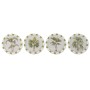 Painting Home ESPRIT White Green Palms Tropical 30 x 2 x 30 cm (4 Units)
