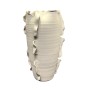 Vase Home ESPRIT White Ceramic Traditional style Modern 27 x 27 x 47 cm