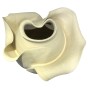 Vase Home ESPRIT White Ceramic Traditional style Modern 24 x 24 x 37 cm