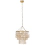 Suspension Home ESPRIT Beige Doré Métal Nacre noire 50 W 40 x 40 x 48 cm