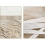 Cadre Home ESPRIT Blanc Beige Moderne Urbaine (2 Unités)