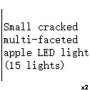 Lighting decoration Home ESPRIT Crystal Shabby Chic 12 x 12 x 17 cm (2 Units)