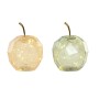 Décoration lumineuse Home ESPRIT Verre Shabby Chic 12 x 12 x 17 cm (2 Unités)