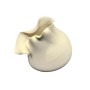 Vase Home ESPRIT Blanc Céramique Style artisanal Moderne 27 X 22 X 22 CM