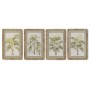 Cadre Home ESPRIT Vert Naturel Palmiers Tropical 40 X 2,5 X 60 CM (4 Unités)