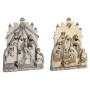 Christmas nativity set DKD Home Decor Grey Golden Resin 22 x 6 x 26 cm (2 Units)