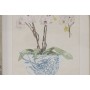 Cadre Home ESPRIT Bleu Blanc Oriental 35 x 2,5 x 45 cm (4 Unités)