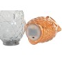 Décoration lumineuse Home ESPRIT Verre 15 X 12 X 20 CM (2 Unités)