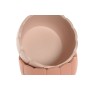 Cache-pot Home ESPRIT Terre cuite Rose clair Ciment Shabby Chic 18 x 18 x 10 cm (2 Pièces) (2 Unités)
