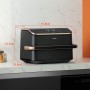 Friteuse à Air Cosori Cosori Dual Basket Twinfry Chef Edition 10 L Noir Argenté Métallisé 2800 W