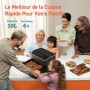 Friteuse à Air Cosori Cosori Dual Basket Twinfry Chef Edition 10 L Noir Argenté Métallisé 2800 W