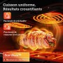 Friteuse à Air Cosori Cosori Dual Basket Twinfry Chef Edition 10 L Noir Argenté Métallisé 2800 W