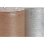 Bougie LED DKD Home Decor Doré Argenté 15 x 15 x 15 cm (AA) (2 Unités)