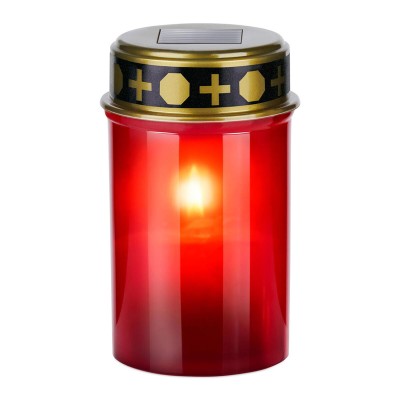 Bougie LED Grundig Rouge