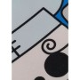 Coussin One Piece Jaune Noir Polyester Imprimé