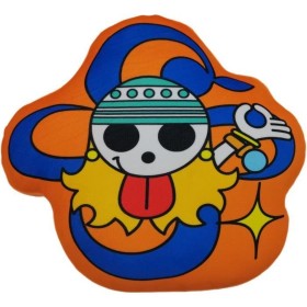 Coussin One Piece Orange Polyester Imprimé Coussin One Piece Orange Polyester Imprimé