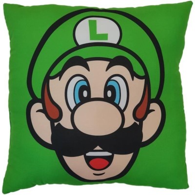 Cushion Mario Bros 39 x 3 x 41 cm Multicolour Polyester Printed Children's