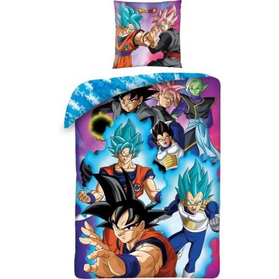 Parure de couette Dragon Ball 25 x 5 x 29 cm Multicouleur Lit 2 persones 2 Pièces