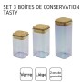 Set de 3 Boites Fackelmann Tasty Green Vert 450 ml 3 Pièces