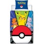 Duvet cover set Pokémon Yellow White Red Double 2 Pieces