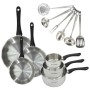 Batterie de Cuisine Fackelmann Ginebra Acier 12 Pièces