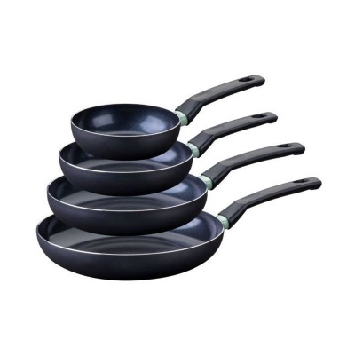Ensemble de poêles Fackelmann Brandao Noir 40 x 30 x 30 cm Céramique 4 Pièces