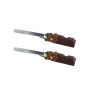 Spatule à tartiner Fackelmann Marron Argenté Acier inoxydable 19 cm (2 Unités)