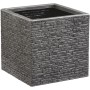 Pot Strata Ardoise 39 x 38 x 40 cm Gris Plastique Carré