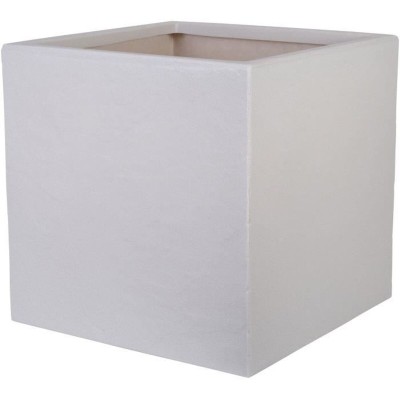 Pot Strata Gris clair 39 x 38 x 40 cm Plastique Carré
