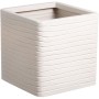 Pot Strata Banbury Gris clair 31 x 31 x 31 cm Plastique Carré