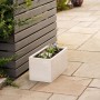 Pot Strata Gris clair 31 x 60 x 31 cm Plastique Rectangulaire