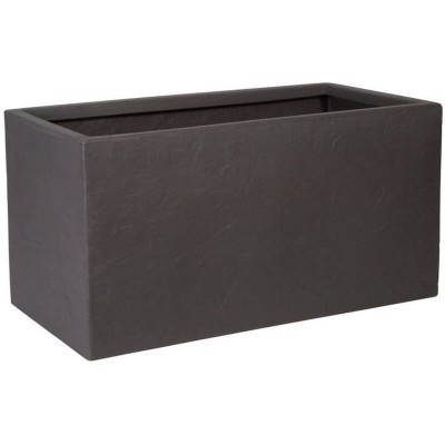 Pot Strata 60 x 31 x 32 cm Ciment Plastique Rectangulaire